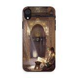 In the Mosque - Carl Friedrich Heinrich Werner Phone Case Iphone Xr / Matte Phone Case Islamic Art Carl Friedrich Heinrich, Heinrich