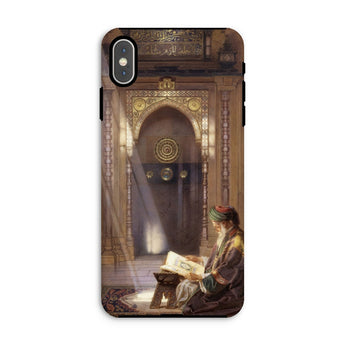 In the Mosque - Carl Friedrich Heinrich Werner Phone Case Iphone Xs Max / Matte Phone Case Islamic Art Carl Friedrich Heinrich, Heinrich