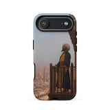 Muezzin - Jean Leon Gerome Iphone Case 17 Air / Matte Black Gold Phone Case Painting Design Woman Balcony Jean Leon Gerome, Gérôme’s