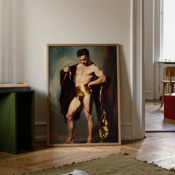 Muscle Mary - Stampa artistica gay maschile neoclassica / Tela, Poster, Stampe e Opere d’arte visiva, Toby Leon