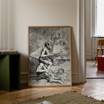 A Naked Witch Carried on the Shoulders of a Monster - Francisco De Goya Art Print / Canvas, Posters Prints & Visual Artwork, Toby Leon