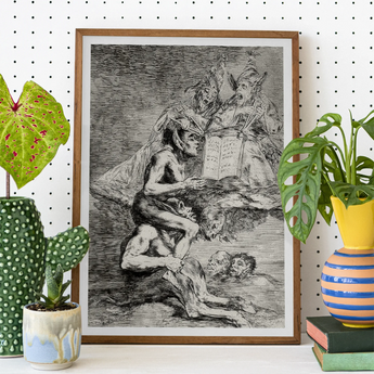 A Naked Witch Carried on the Shoulders of a Monster - Francisco De Goya Art Print / Canvas, Posters Prints & Visual Artwork, Toby Leon