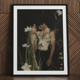 Nature / Nurture - Gay Seduction Rendezvous Art Print / Canvas, Gay Seduction Rendezvous, Floral Hush, Rendezvous Art Print