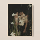 Nature / Nurture - Gay Seduction Rendezvous Art Print / Canvas, Gay Seduction Rendezvous, Floral Hush, Rendezvous Art Print