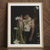 Nature / Nurture - Gay Seduction Rendezvous Art Print / Canvas, Gay Seduction Rendezvous, Floral Hush, Rendezvous Art Print