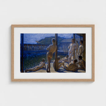 Naval Bath House - Eugene Jansson Fine Art Print / Canvas Eugène, Desire Drips, Cadmium-laced Tendon Prints