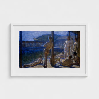 Naval Bath House - Eugene Jansson Fine Art Print / Canvas Eugène, Desire Drips, Cadmium-laced Tendon Prints