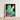 Framed Artwork Woman Light Green Dress Vibrant Emerald-green Ludwig Hohlwein’s Night, Munich Englischer Garten, Pageant, Signature Gouache