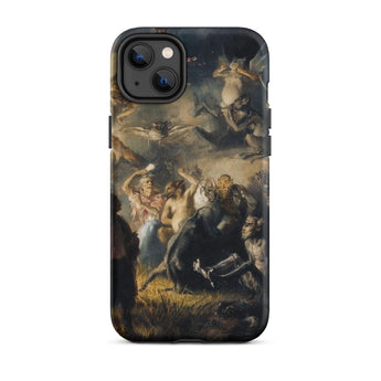 Night on Bald Mountain - Illarion Pryanishnikov Phone Case Iphone 14 Plus / Matte Black Smartphone Detailed Dark Chaotic Painting