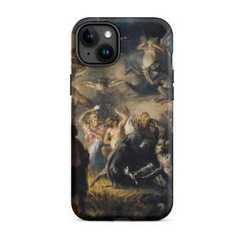 Night on Bald Mountain - Illarion Pryanishnikov Phone Case Iphone 15 Plus / Matte Iphone Case Dark Oil Painting-style Design Multiple