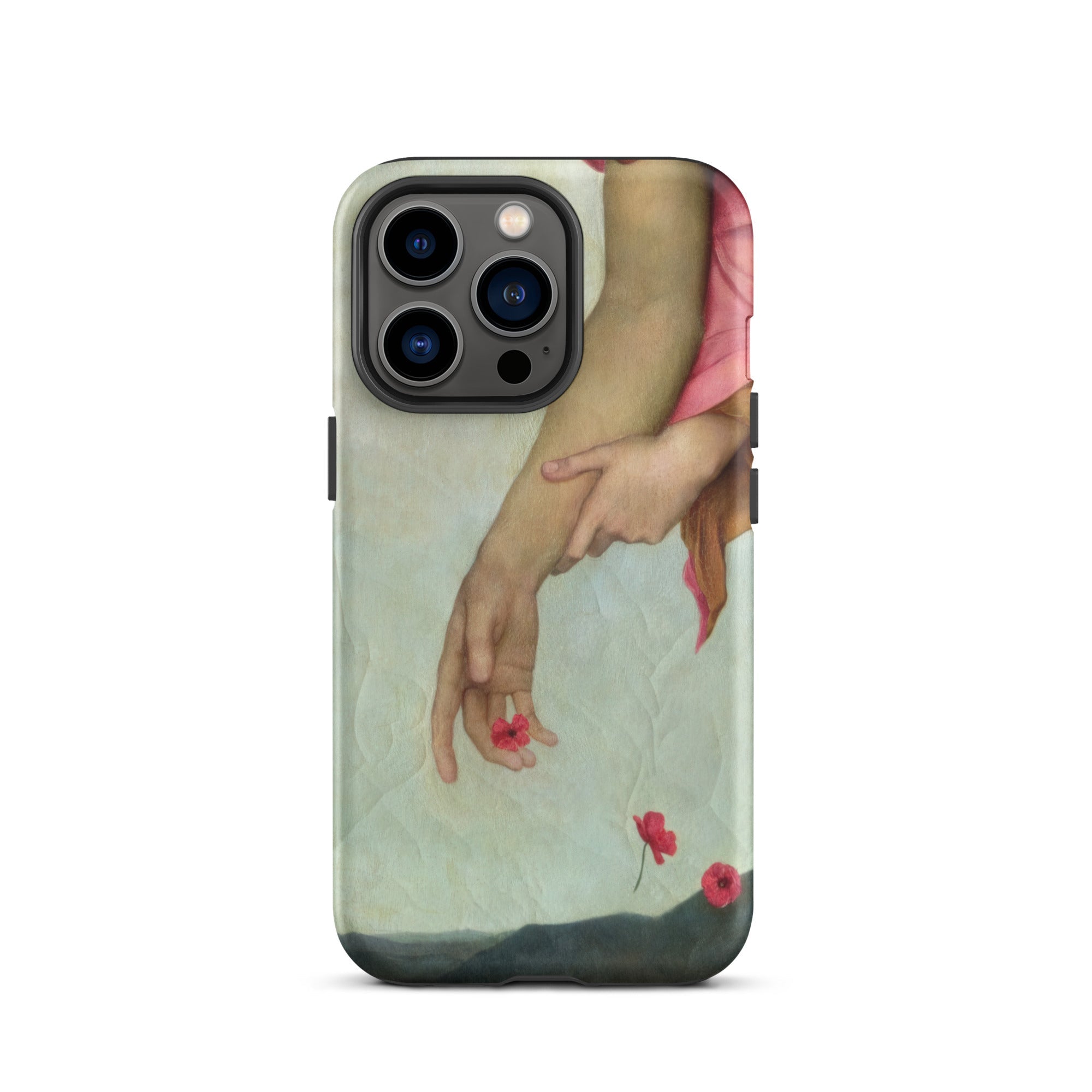 Night and Sleep - Evelyn De Morgan Iphone Case, 13 Pro / Matte, Smartphone Case Painting Hands Poppies