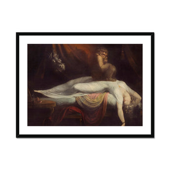 The Nightmare - Johann Heinrich Fussli Art Print, Framed Artwork Woman Demonic Figure
