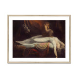 The Nightmare - Johann Heinrich Fussli Art Print, Framed Oil Painting Woman Tormented Demon
