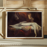 The Nightmare - Johann Heinrich Fussli Art Print, Framed Print Nightmare Painting