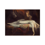 The Nightmare - Johann Heinrich Fussli Art Print, Woman Tormented Demon Horse’s Head