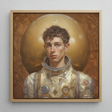Noah - Handsome Gay Astronaut Art Print / Canvas, Gay Astronaut Aesthetic, Handsome Gay Astronaut, Gayest Astronaut