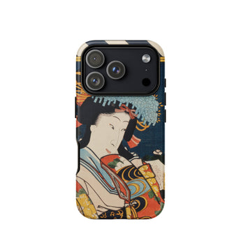 Noble Woman - Custodia per iPhone Ukiyo-e di Toyohara Kunichika, 17 Pro / Opaca, Custodie per telefoni cellulari, Toby Leon