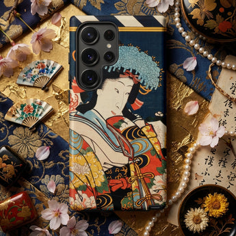 Noble Woman - Toyohara Kunichika Ukiyo-e Phone Case, Mobile Cases, Toby Leon