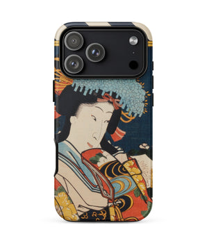 Iphone 17 Pro Max / Matte Noble Woman - Toyohara Kunichika Ukiyo-e Phone Case, Stunning, Edo-period Japan