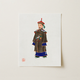 Nobleman - Qing Dynasty Art Print / Canvas, 11x14’’ / 28x36cm / Unframed / no Border, Posters Prints & Visual Artwork, Toby Leon