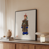 Nobleman - Qing Dynasty kunstprint / Canvas, posterprints & visuele kunstwerken, Toby Leon