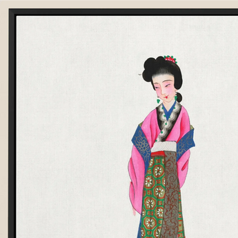 Edelvrouw - Manchu-modemodekunstdruk / Canvas, posters, prints & visuele kunstwerken, Toby Leon