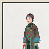 Adellijke vrouw - Qing-dynastie kunstdruk / Canvas, posters, prints & visuele kunstwerken, Toby Leon