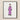 Noblewoman - Qing Dynasty Manchu Framed Canvas, Traditional Chinese Painting Woman Long Purple Robe Floral
