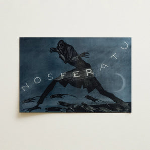 Nosferatu - Albin Grau Film Poster Art Print / Canvas, 18x12’’ / 46x31cm / Unframed / no Border, Posters Prints & Visual Artwork, Toby Leon
