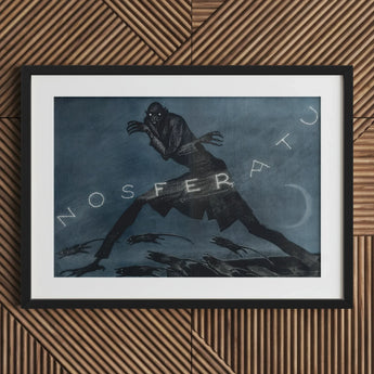 Nosferatu - Albin Grau Film Poster Art Print / Canvas Black, Prints