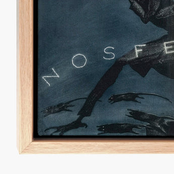 Nosferatu - Albin Grau Film Poster Art Print / Canvas Dark Blue Artwork Black Silhouettes Rats Hand, Prints