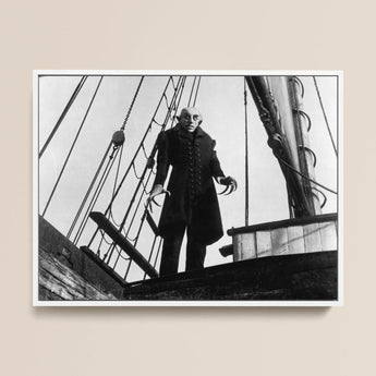 Nosferatu: una sinfonia dell'orrore, stampa d'arte / Tela, 16x12’’ / 41x31cm / Cornice bianca, Poster, stampe e opere d'arte visiva, Toby Leon