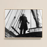 Nosferatu: a Symphony of Horror Art Print / Canvas Black-and-white Framed Photograph Classic Dracula Character 1931 Film Nosferatu Steps,