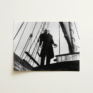 Nosferatu: a Symphony of Horror Art Print / Canvas Black-and-white Photographic Classic Character Dracula Ship’s Nosferatu Steps, Coat
