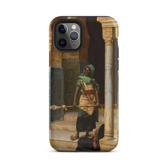 De Nubische Wacht - Ludwig Deutsch Iphone Case, 11 Pro / Matte, Mobiele Telefoonhoesjes, Toby Leon