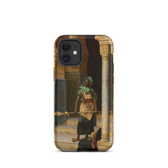 De Nubische Wacht - Ludwig Deutsch Iphone Case, 12 Mini / Matte, Mobiele Telefoonhoesjes, Toby Leon