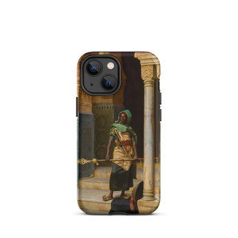 De Nubische Wacht - Ludwig Deutsch Iphone Case, 13 Mini / Matte, Mobiele Telefoonhoesjes, Toby Leon