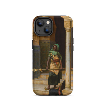 De Nubische Wacht - Ludwig Deutsch Iphone Case, 14 / Matte, Mobiele Telefoonhoesjes, Toby Leon