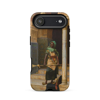The Nubian Guard - Ludwig Deutsch Iphone-hoesje, 17 Air / Mat, Mobiele telefoonhoesjes, Toby Leon