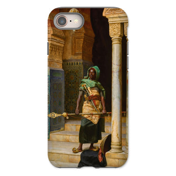 De Nubische Wacht - Ludwig Deutsch Iphone Case, 8 / Matte, Mobiele Telefoonhoesjes, Toby Leon