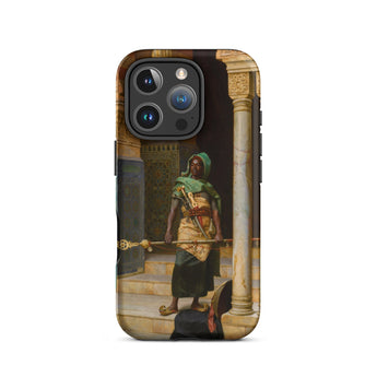 The Nubian Guard - Ludwig Deutsch Phone Case Iphone 16 Pro / Matte Phone Case Painting Nubian Guard, Ludwig Deutsch, Deutsch’s