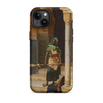 The Nubian Guard - Ludwig Deutsch Phone Case Iphone 15 Plus / Matte Phone Case Painting Guard Nubian Guard, Ludwig Deutsch, Deutsch’s