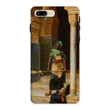 The Nubian Guard - Ludwig Deutsch Phone Case Iphone 8 Plus / Matte Phone Case Classical Painting Figure Ornate Middle Eastern Nubian Guard,