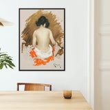 Nude Japanese Woman - William Merritt Chase Art Print / Canvas, William Merritt Chase, Chase’s Bold Exploration, Nude Japanese Woman