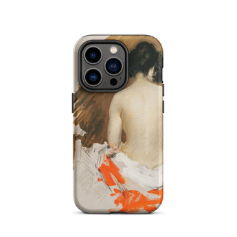 Custodia per iPhone Nude Japanese Woman - William Merritt Chase, 14 Pro / Opaco, Custodie per telefoni, Toby Leon