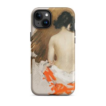 Custodia per iPhone Nude Japanese Woman - William Merritt Chase, 15 Plus / Opaco, Custodie per telefoni, Toby Leon