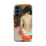 Nude Japanese Woman - William Merritt Chase Phone Case, Samsung Galaxy S23 Plus / Matte, Mobile Cases, Toby Leon