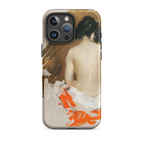 Nude Japanese Woman - William Merritt Chase Phone Case Iphone 16 Pro Max / Matte Phone Case Painting Woman William Merritt Chase, Chase’s