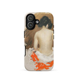 Nude Japanese Woman - William Merritt Chase Phone Case Iphone 17 / Matte Iphone 12 Case Abstract Art Design Nude Figure William Merritt