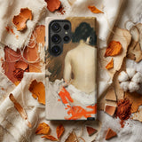 Nude Japanese Woman - William Merritt Chase Phone Case Phone Case Vintage-style Painting Nude Woman Dark Hair William Merritt Chase,